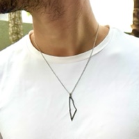 Israel map B necklace
