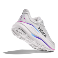 HOKA BONDI 9 WIDE נעלי ספורט לנשים בונדי 9 רחבות בצבע אפור/לבן | הוקה נשים
