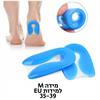מידה M למידות 35-39 - זוג מדרסי ג׳ל סיליקון אורטופדי לעקב לפי מידות