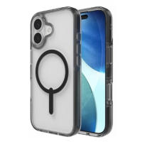 כיסוי ZAGG Santa Cruz ל- iPhone 17 תומך ב- MagSafe צבע שקוף/שחור
