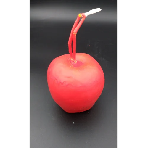 נר הבדלה שעווה בצורת תפוח