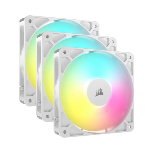מארז 3 מאווררי קורסייר Corsair RS120 ARGB בגודל 120 מ"מ עם PWM ותאורת ARGB