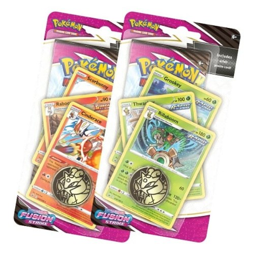 קלפי פוקימון סט 2 יח' בליסטר Pokemon TCG: S&S Fusion Strike Premium Blister