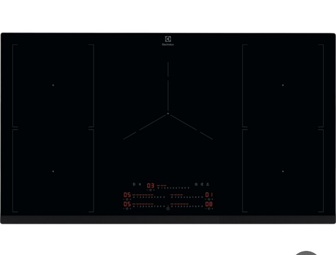 כיריים אינדוקציה 90 ס"מ MULTIZONE דגם Electrolux EIV94550 אלקטרולוקס שחור