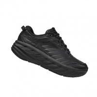 Hoka Bondi SR נעלי ספורט הוקה בונדי אס-אר עור בצבע שחור | גברים | HOKA | הוקה