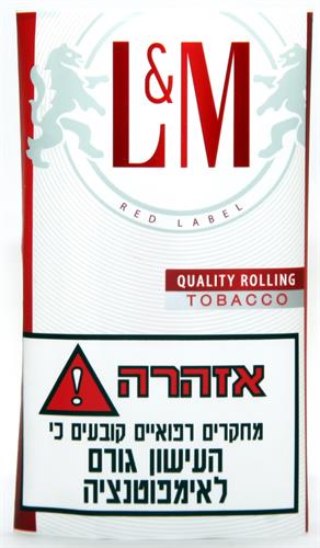 טבק לגלגול L&M אדום