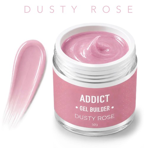 ADDICT ג'ל בנייה 50 מ"ל DUSTY ROSE