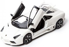 דגם מכונית למבורגיני רוונטון לבנה 1/24 2007 Bburago Lamborghini Reventon