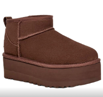 מגף UGG קלאסיק אולטרה מיני פלטפורמה 1135092-חום כהה