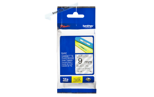 סרט סימון שחור על רקע שקוף Brother TZe121 Labelling Tape Cassette 9mmx8m