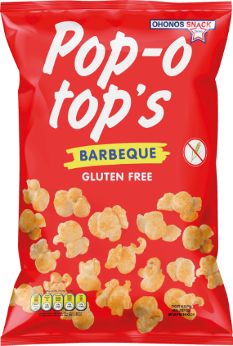 חטיף פופקורן בטעם ברביקיו ללא גלוטן - Pop tops