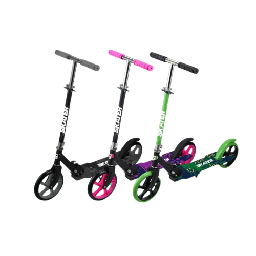 קורקינט לילדים גלגלים גדולים מקצועי - SKATER PIXEL XL 200mm SCOOTER