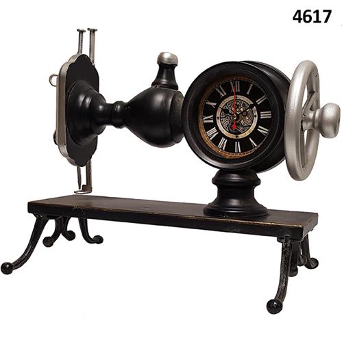שעון שולחני "מכונת תפירה"  רטרו  40X33ס"מ  4617