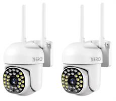 מארז זוג מצלמות אבטחה Zeero WiFi אלחוטיות