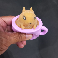 סקווישי חיות  פופאפ קופצות מכוס קפה   - Squishy Coffee cup