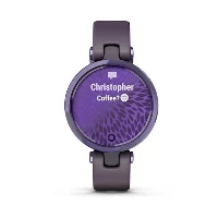 Lily Sport Midnight Orchid Bezel with Deep Orchid Case and Silicone Band