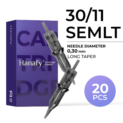 סט 20 מחטים HANAFY PRO 30/11 SEMLT