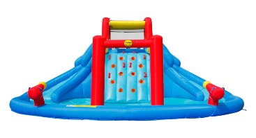 מתנפח מים המפלים + 2 מגלשות מים 9678 מבית Happy Hop