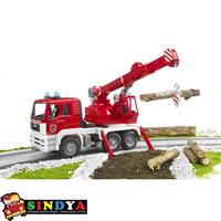 מכבה אש מאן MAN TGA + סירנה - Bruder 2771