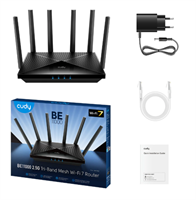 נתב עוצמתי Cudy BE6500 WIFI7 2.5GB LAN up to 6453Mbps