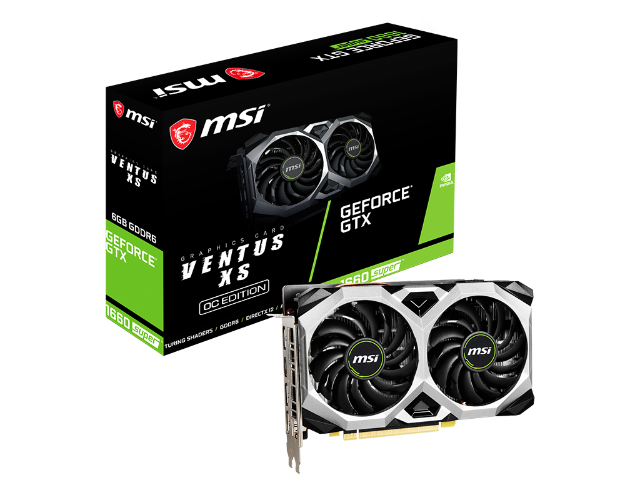 כרטיס מסך MSI GeForce GTX 1660 SUPER VENTUS XS OC 6GB