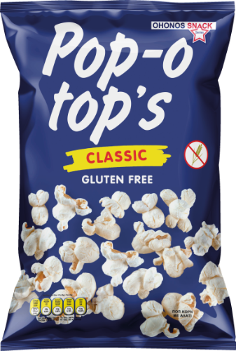 חטיף פופקורן קלאסי ללא גלוטן - Pop tops