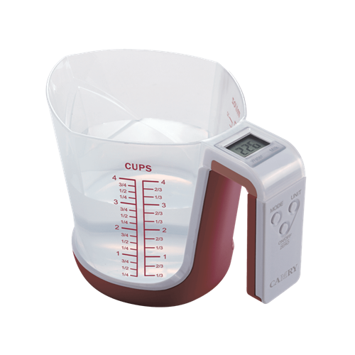 כוס מדידה דיגיטלית בצבע אדום דגם EK6331