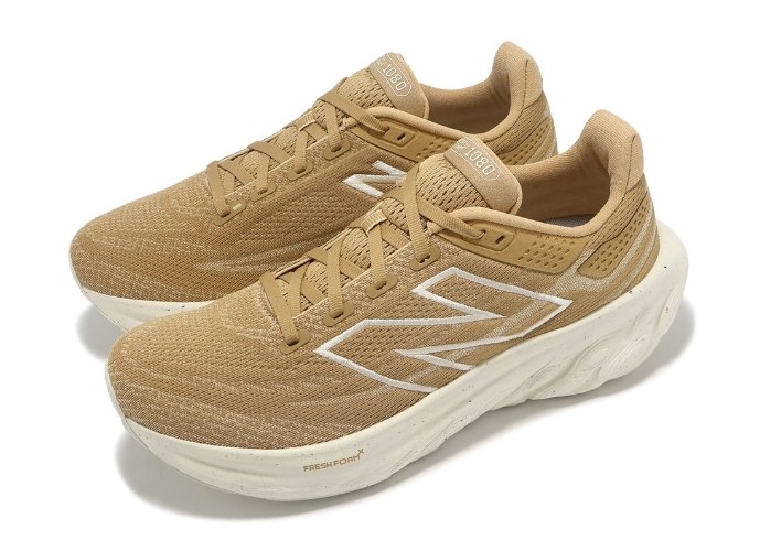 נעלי ניו בלאנס New Balance NB 1080 חום לבן