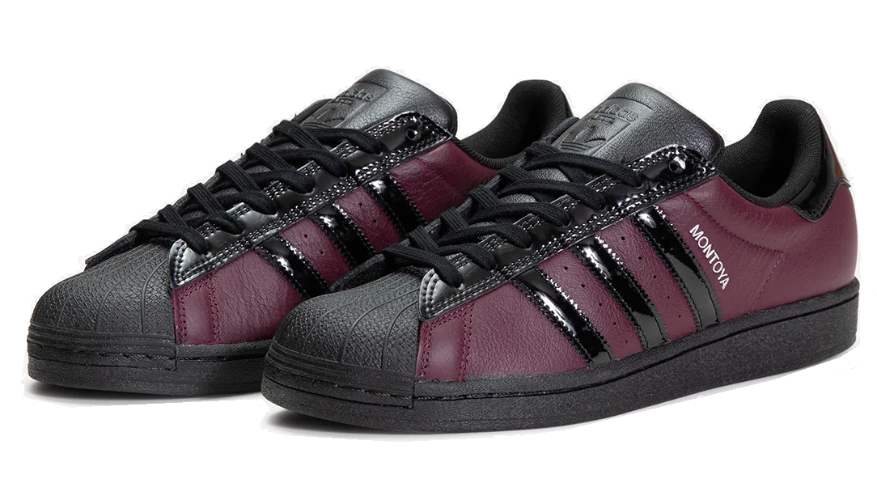 נעלי אדידס Adidas Superstar MONTOYA בורדו שחור