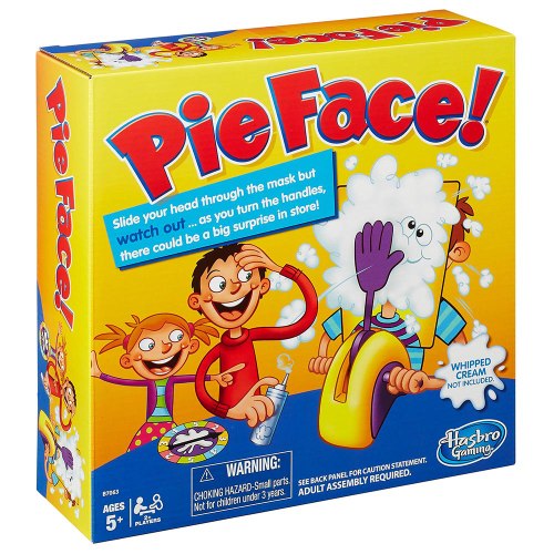 משחק קצפת לפרצוף - PIE FACE