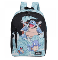 CYP Pokemon Backpack Squirtle Evolution תיק גב פוקימון 2 תאים סקווירטל