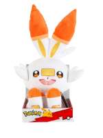 Pokemon - Plush Scorbunny 30 cm בובה רכה ונעימה של סקורבאני