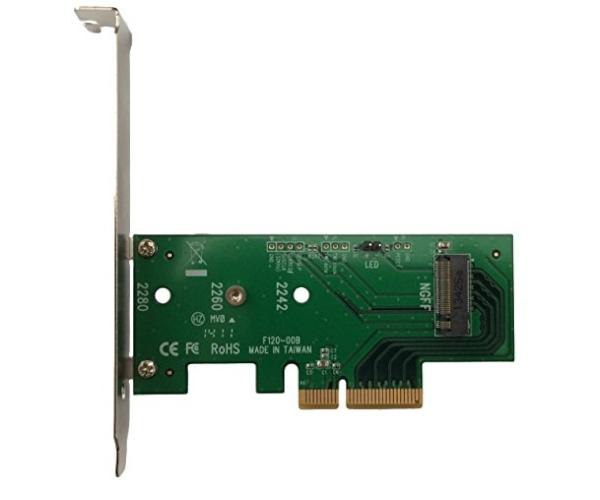 כרטיס פנימי מתאם Lycom PCIe 3.0 x4 to PCIe M.2 NGFF Adapter
