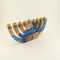 חנוכייה כחולה