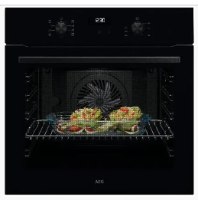תנור בנוי 71 ליטר דגם AEG ABU51201B זכוכית שחורה