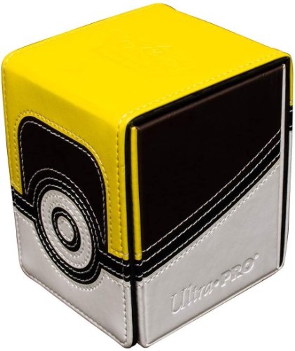 מארז אחסון פוקבול פוקימון צהוב UltraPro Alcove Flip Deck Box Pokemon Ultra Ball