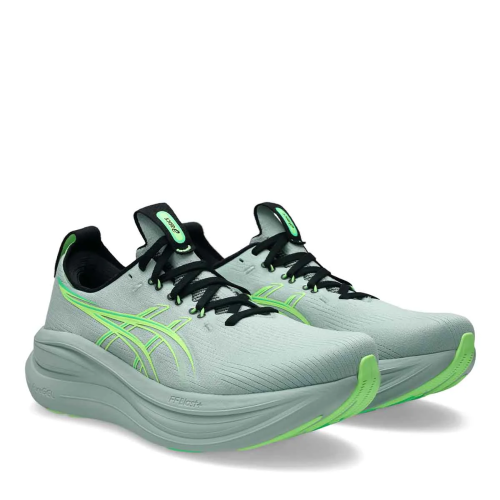 Asics Gel Nimbus 28 Men Cold Moss Illuminate Green נעלי ריצה ג`ל נימבוס 28 לגברים