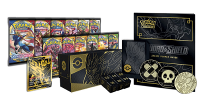 Pokemon TCG: SWSH Zamazenta Elite Trainer Box Plus קלפי פוקימון TCG מקוריים מארז אליט טריינר
