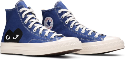 Comme des Garçons PLAY x Chuck 70 High Blue Quartz