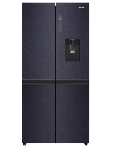 מקרר 4 דלתות מקפיא תחתון  Haier HRF-5800BS כולל קיוסק ויצרן קרח אוטומטי -  גימור נירוסטה מושחרת