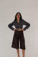 מכנס לוקה- חום