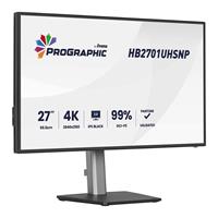 מסך מחשב מקצועי IIYAMA ProGraphic 27" IPS 4K UHD 60Hz 4ms