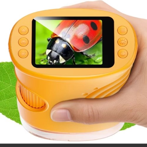 מיקרוסקופ דיגיטלי נייד לילדים 1000x זום MicroKIDS