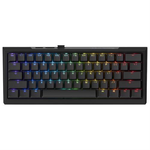 מקלדת מכנית אלחוטית Ducky One X Mini Wireless Analog Switch Black עברית/אנגלית