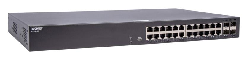 RUCKUS 8100 SW 24X1G P 4XSFP POE
