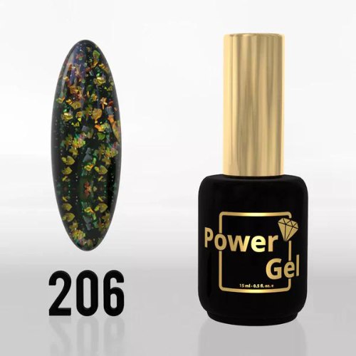 לק ג'ל 206 פאוור ג'ל POWER GEL