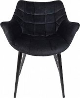 כורסא מעוצבת דגם יולי YULI בצבע שחור