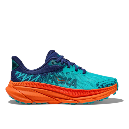 Hoka Challenger 7 נעלי ספורט נשים הוקה צ'אלנג'ר 7 בצבע טורקיז/כתום | HOKA נשים