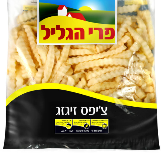 צ'יפס פרי הגליל 800 גרם