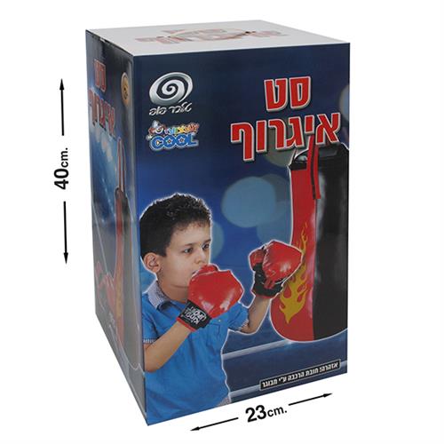 $$שק אגרוף עם כפפות